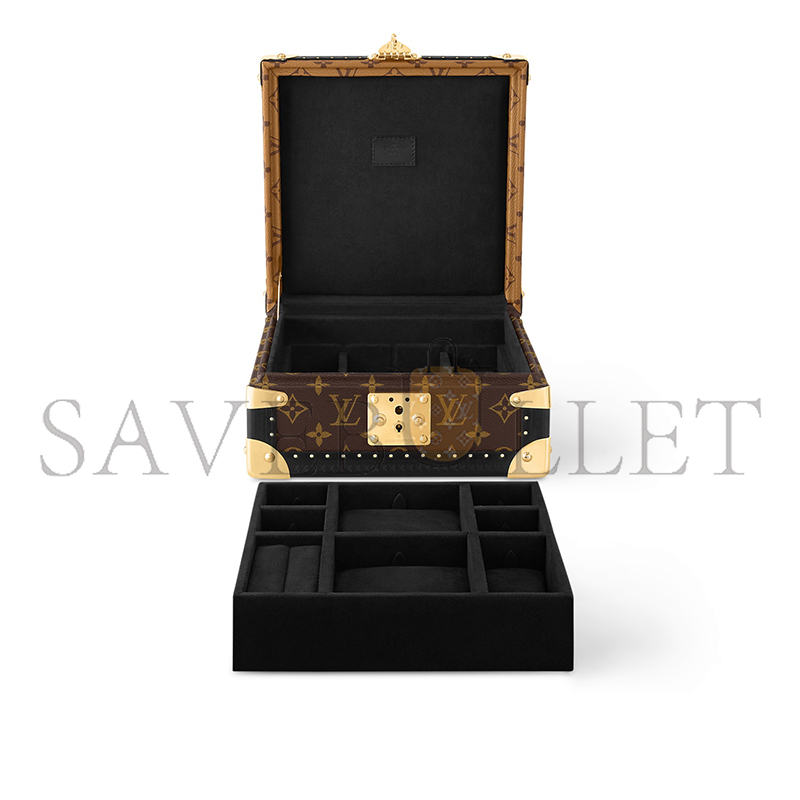 LOUIS VUITTON COFFRET JOAILLERIE MONOGRAM REVERSE M11156 (24*24*12cm)